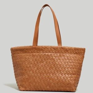 NWOT- Madewell Origami Woven Leather Large Tote